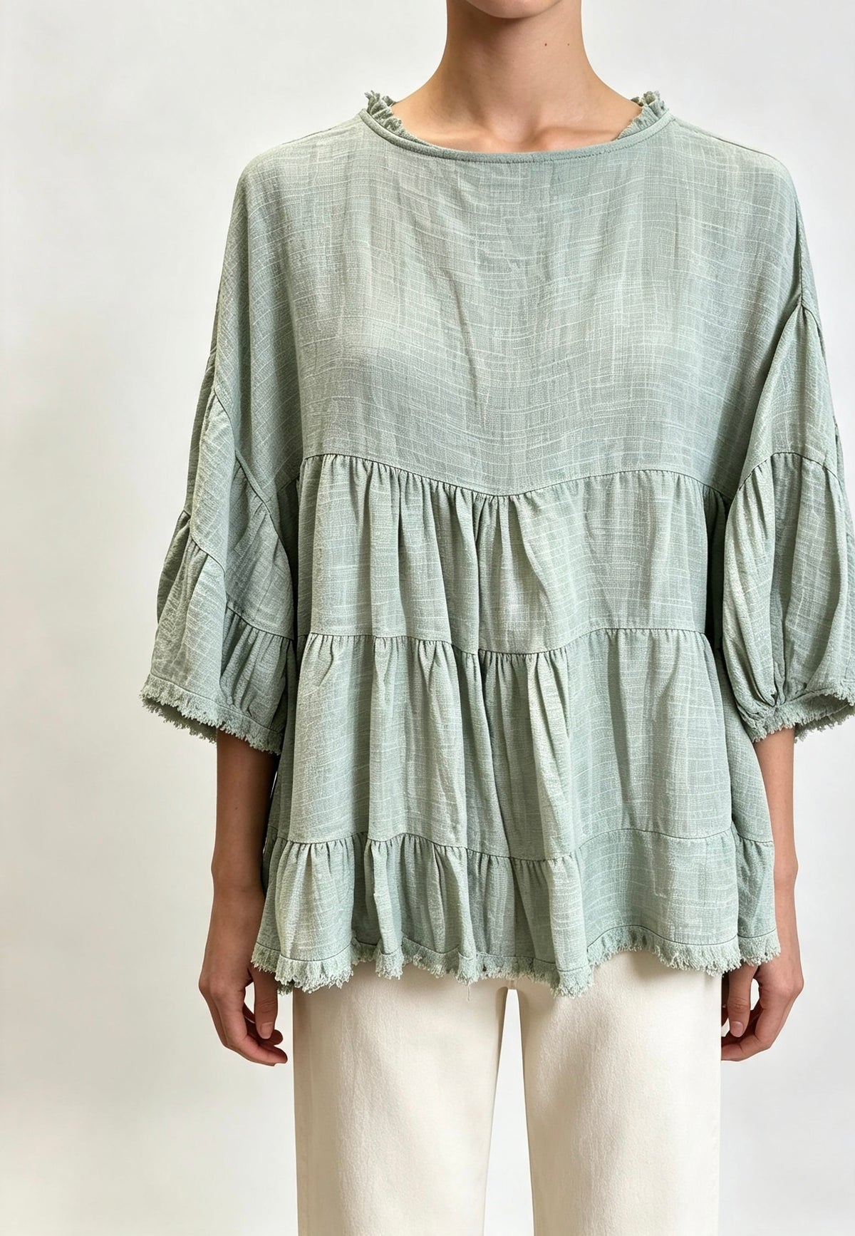 Cotton Smock Top