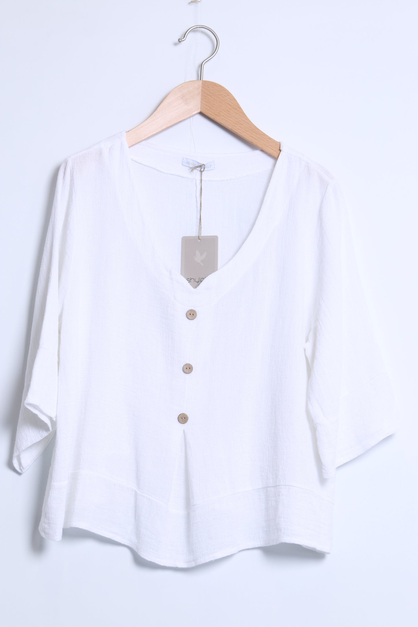 The Cloudline Button Blouse
