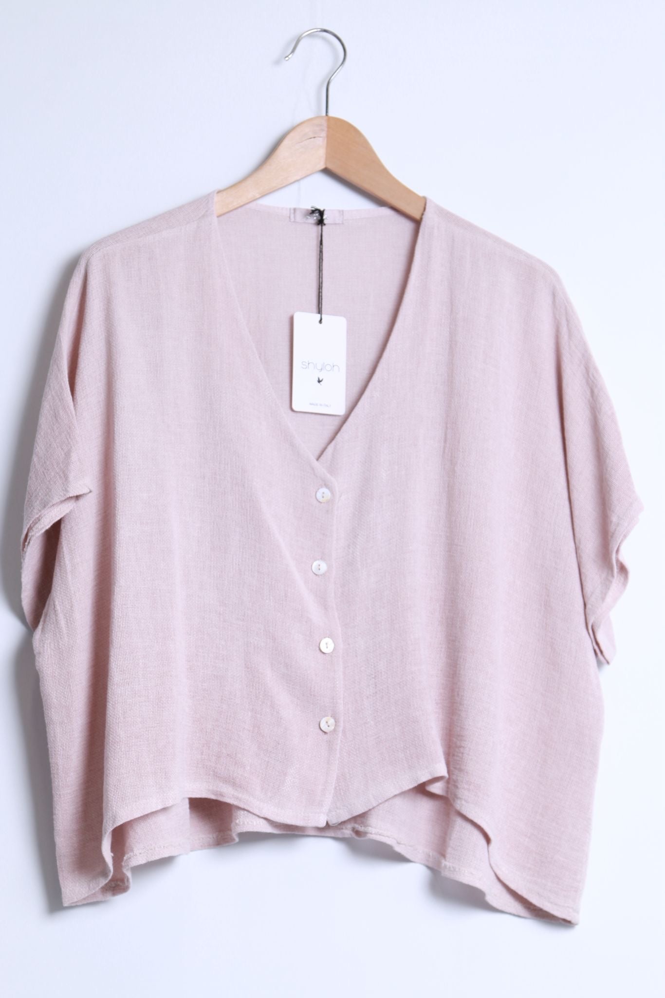 Mila Button front Top