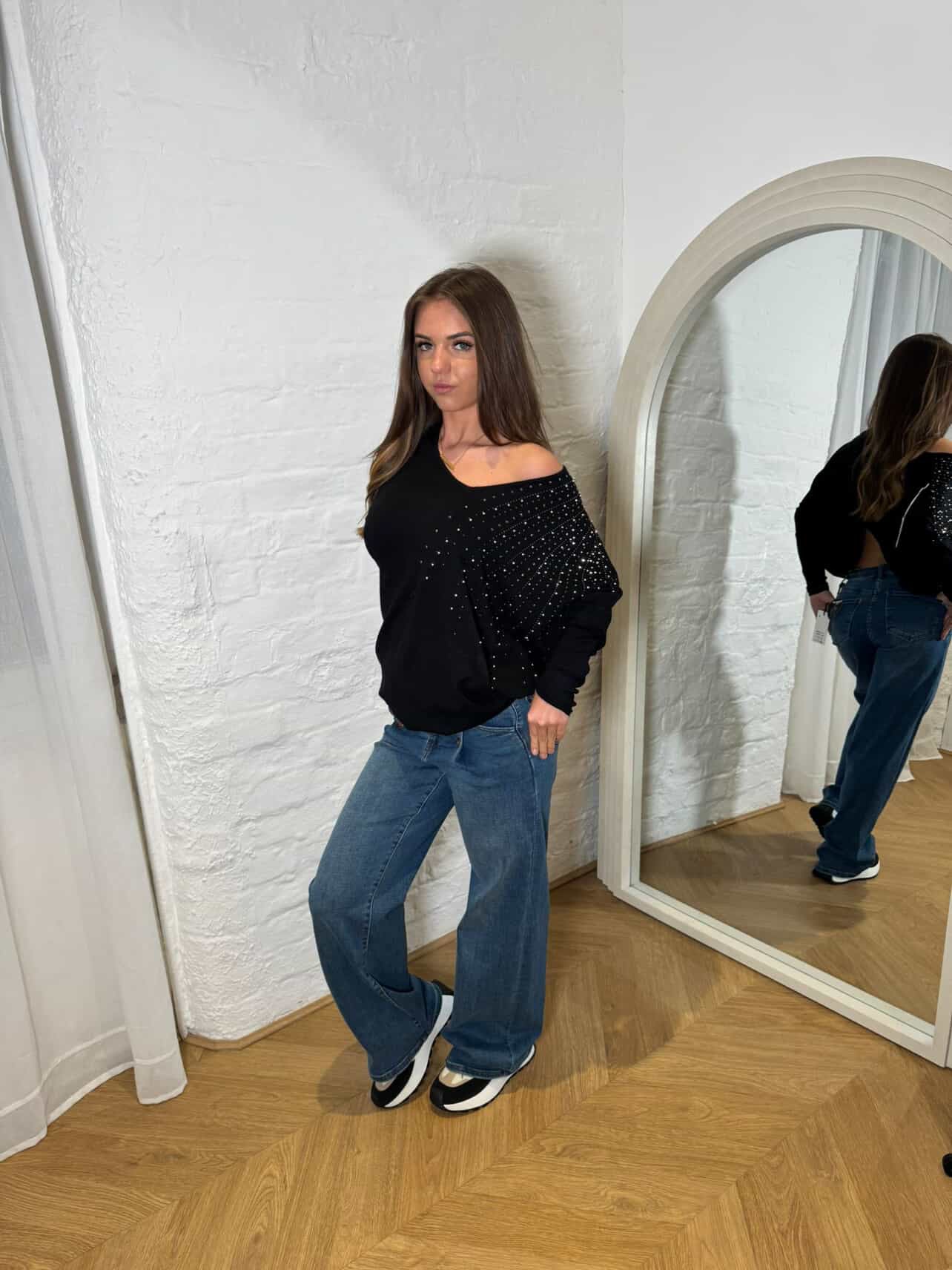 The DAWN sequin embellished jumper