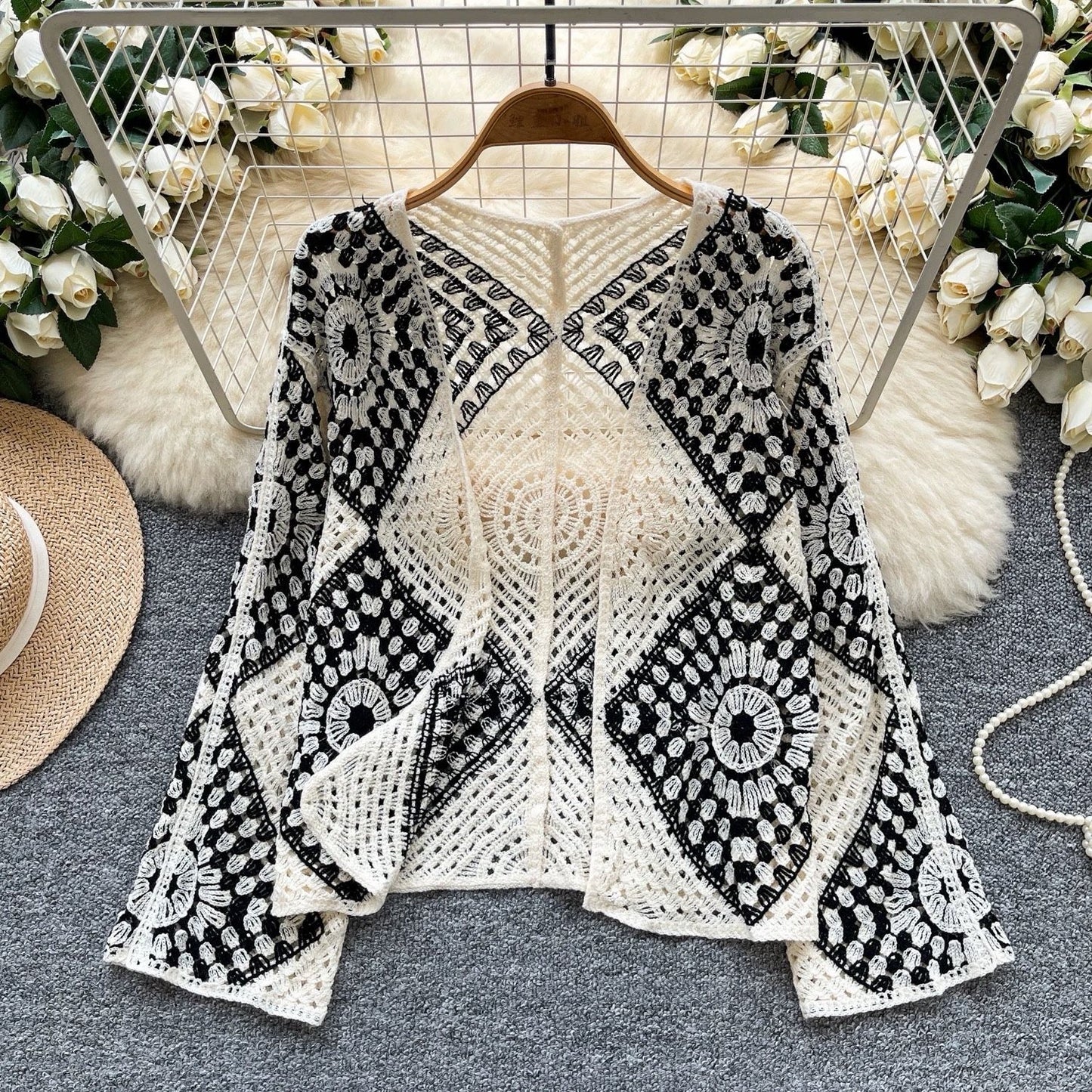 Paloma Crochet Cardigan