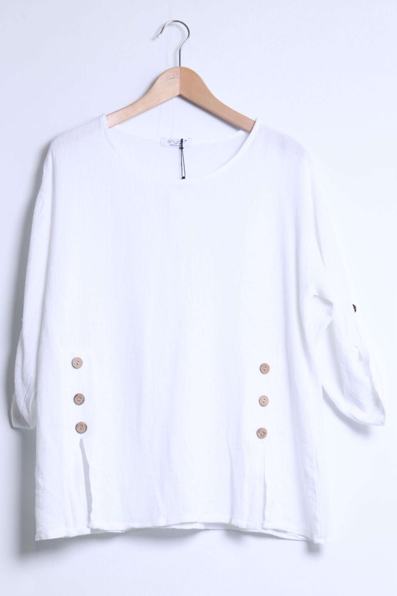 Aria Button Trim Top