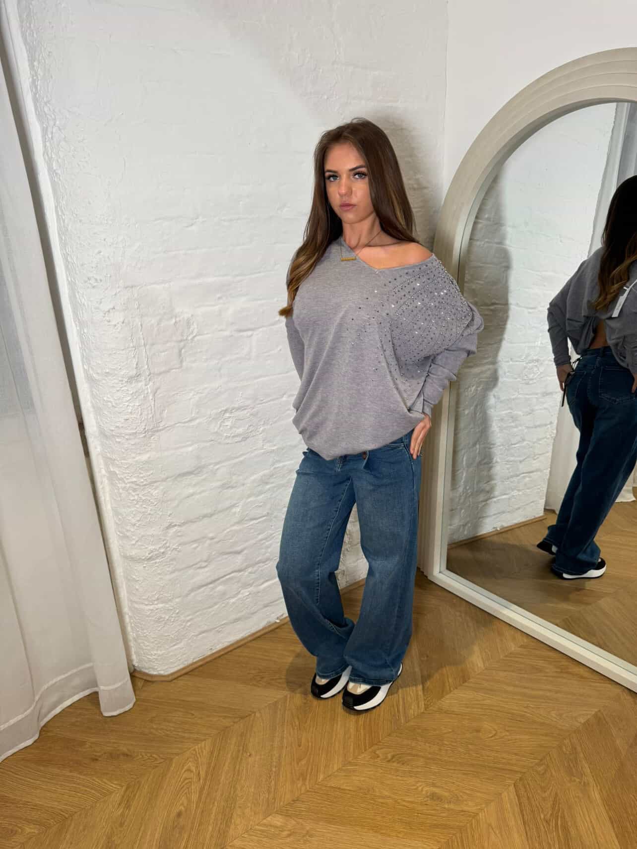 The DAWN sequin embellished jumper