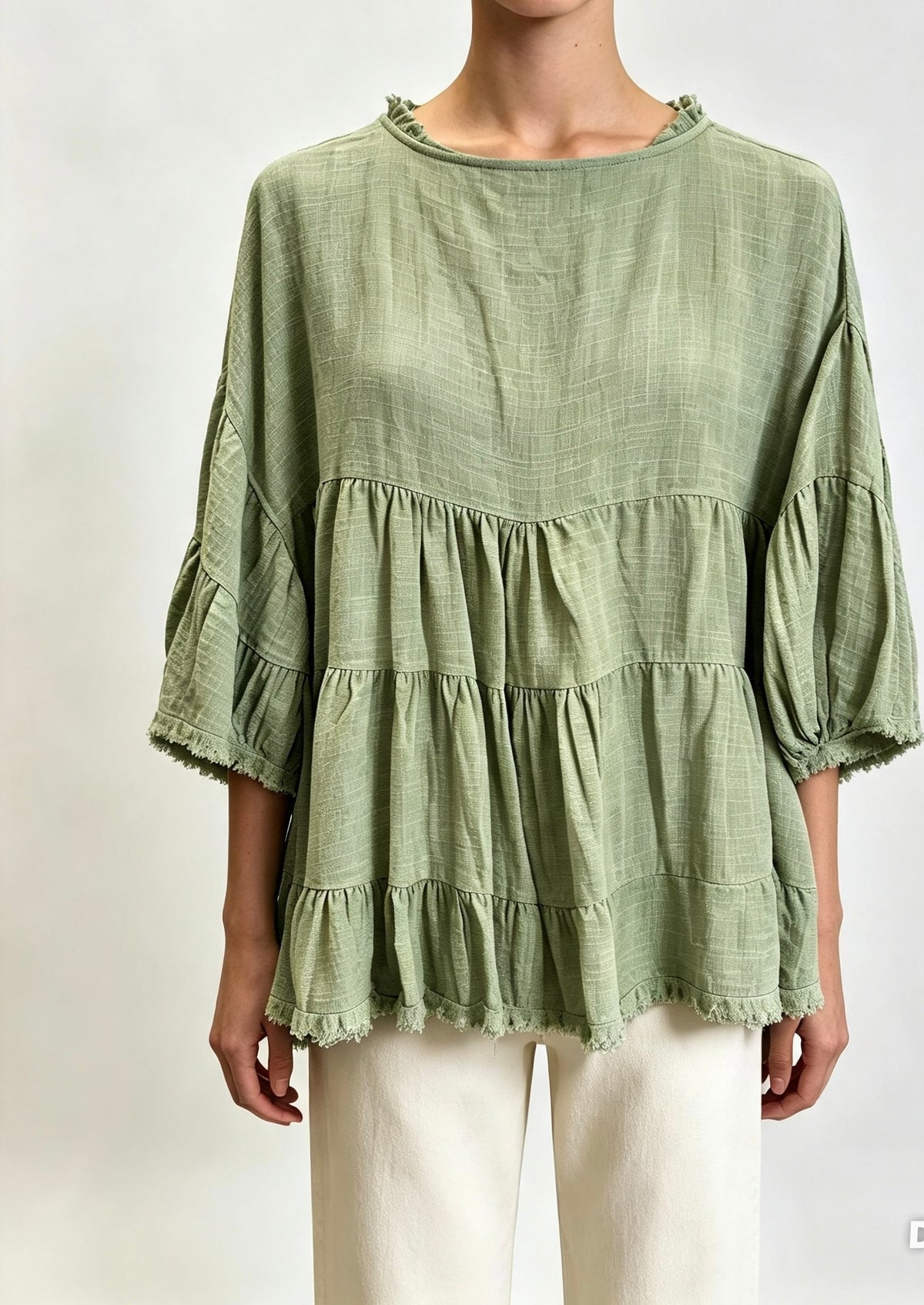 Cotton Smock Top