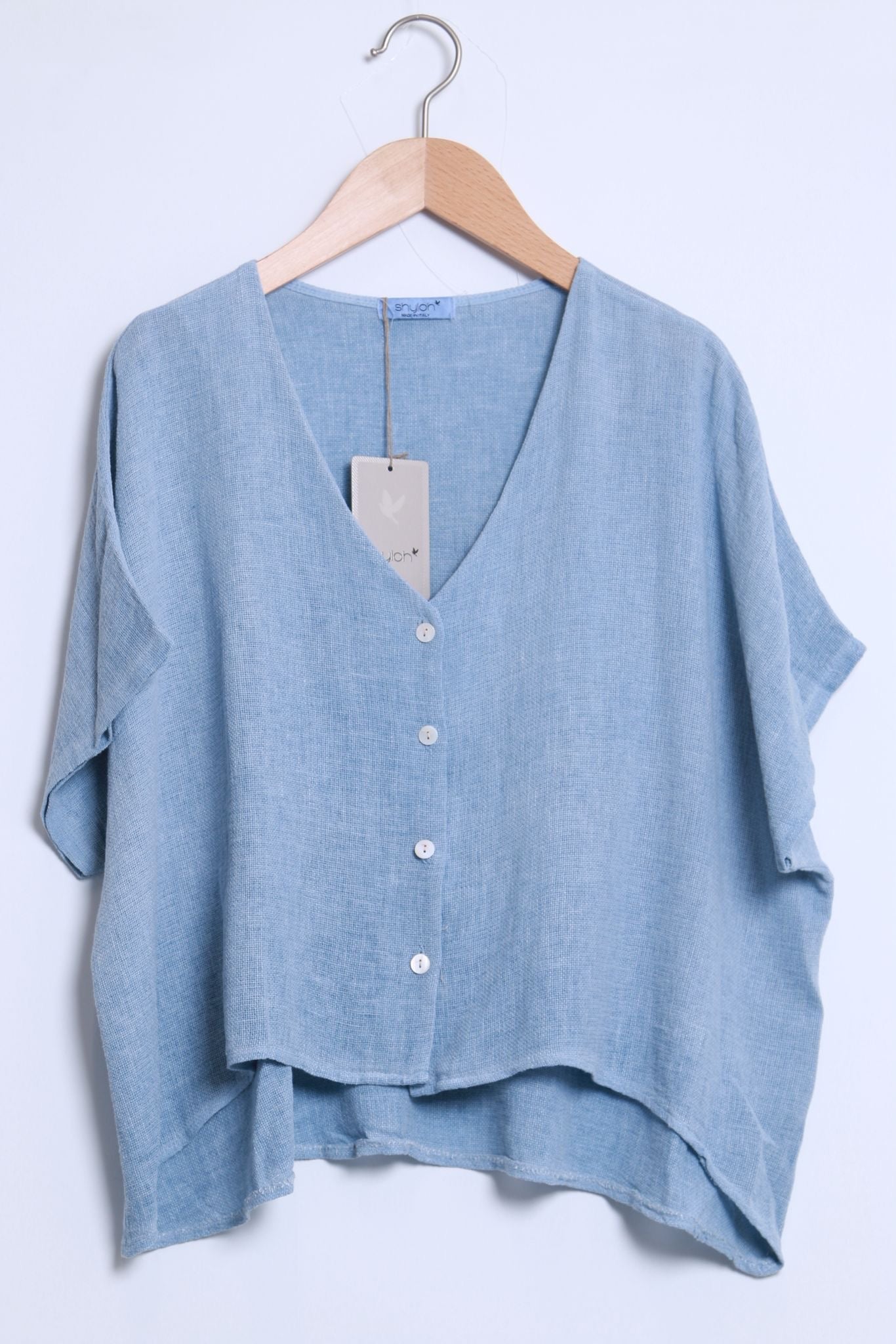 Mila Button front Top