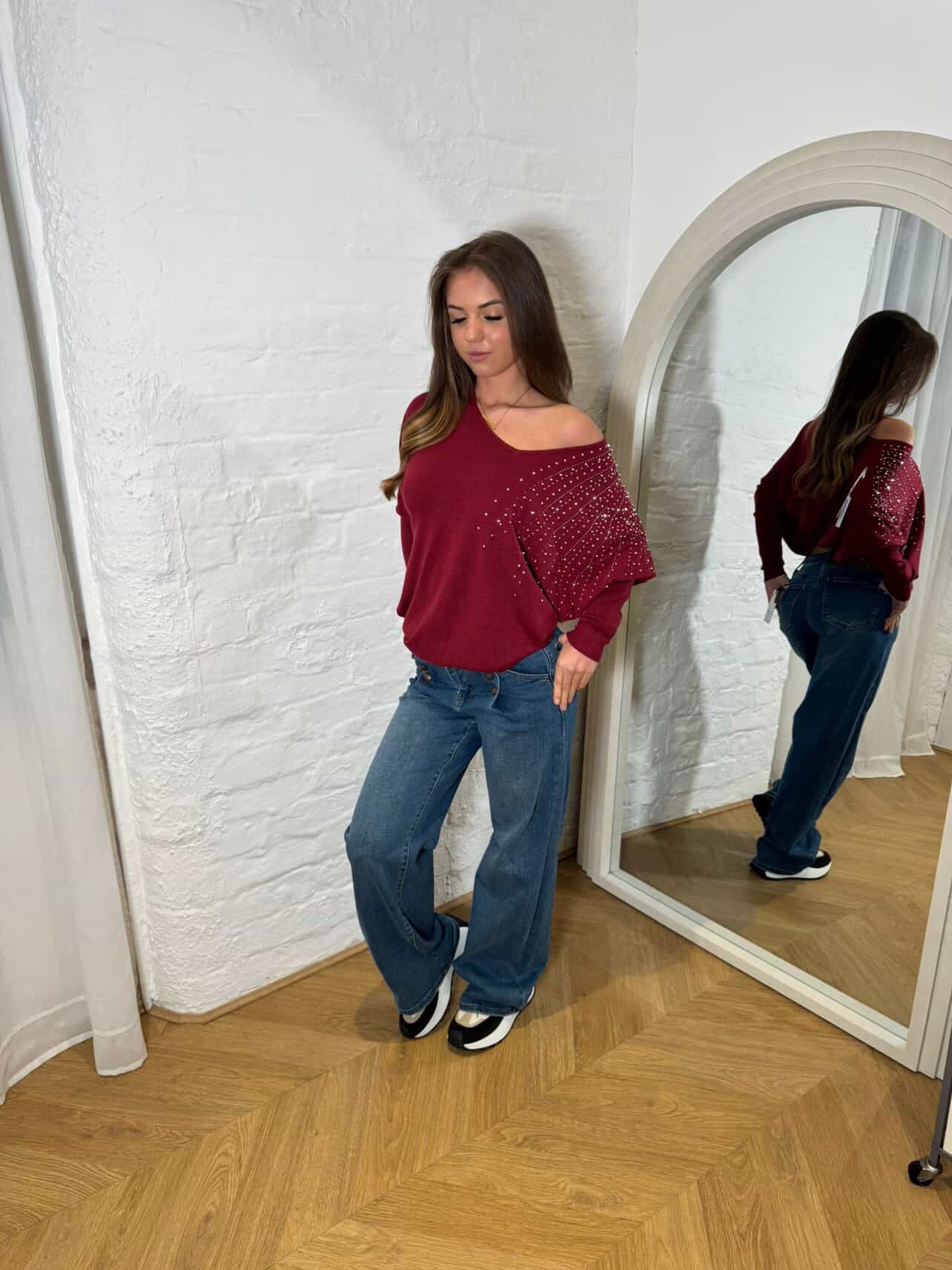 The DAWN sequin embellished jumper